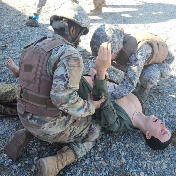 DE Air National Guard members during a TCCC Course