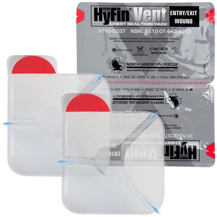 Hyfin Vent Chest Seal Twin Pack | Penn Tactical Solutions