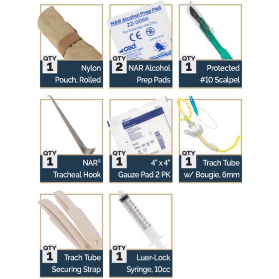 Bougie-Aided Cricothyroidotomy Pack (BAC-Pack™)
