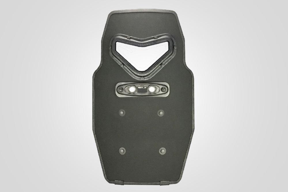 VENGEANCE Hard Armor Shield with Horizontal Handle - carbon-gray