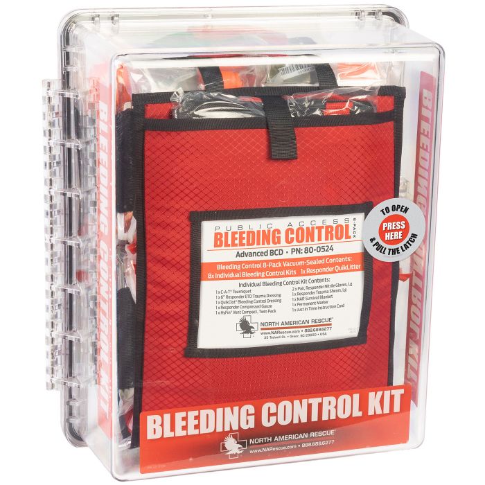 Public Access Bleeding Control Stations - 8-Pack Vacuum Sealed image 5