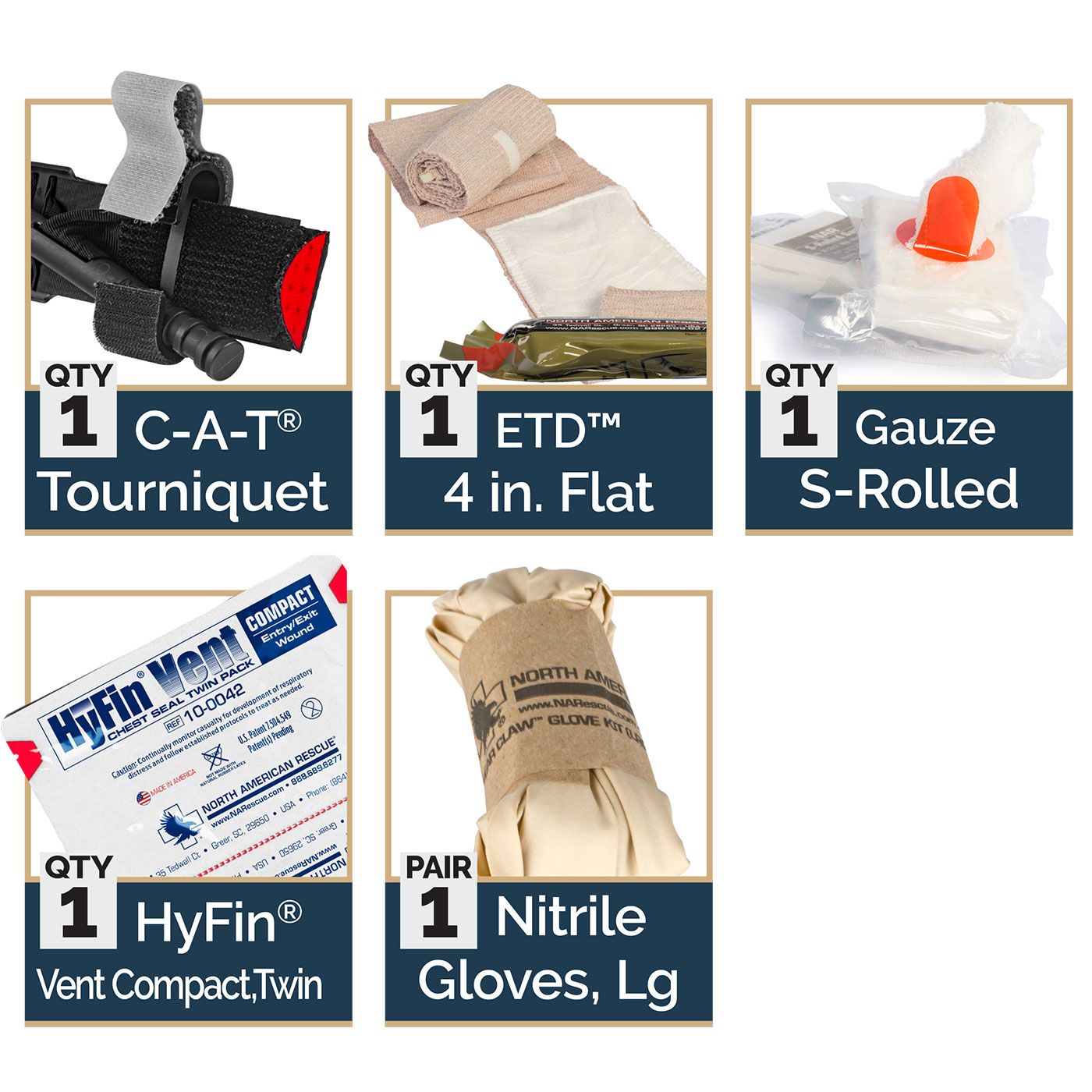 M-FAK Mini First Aid Kit - OD Green - Advanced