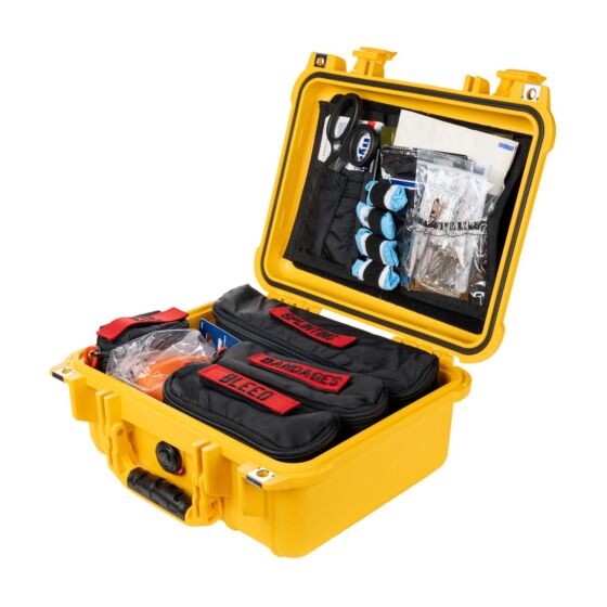 Trauma and First Aid Boating Kit - orange - with Bleeding Control Dressing