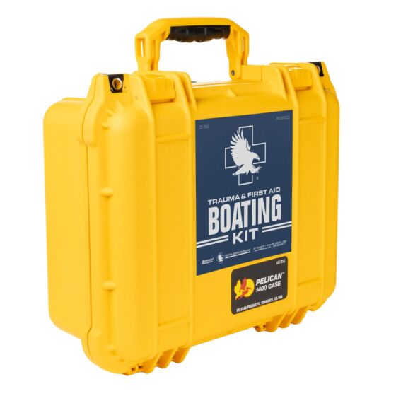 Trauma and First Aid Boating Kit - orange - with Celox Gauze