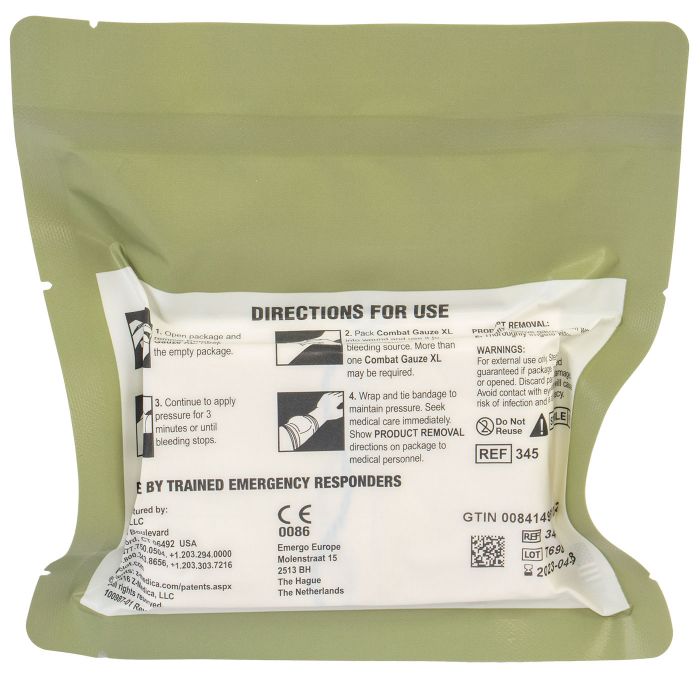 Combat Gauze Z-fold Hemostatic image 1