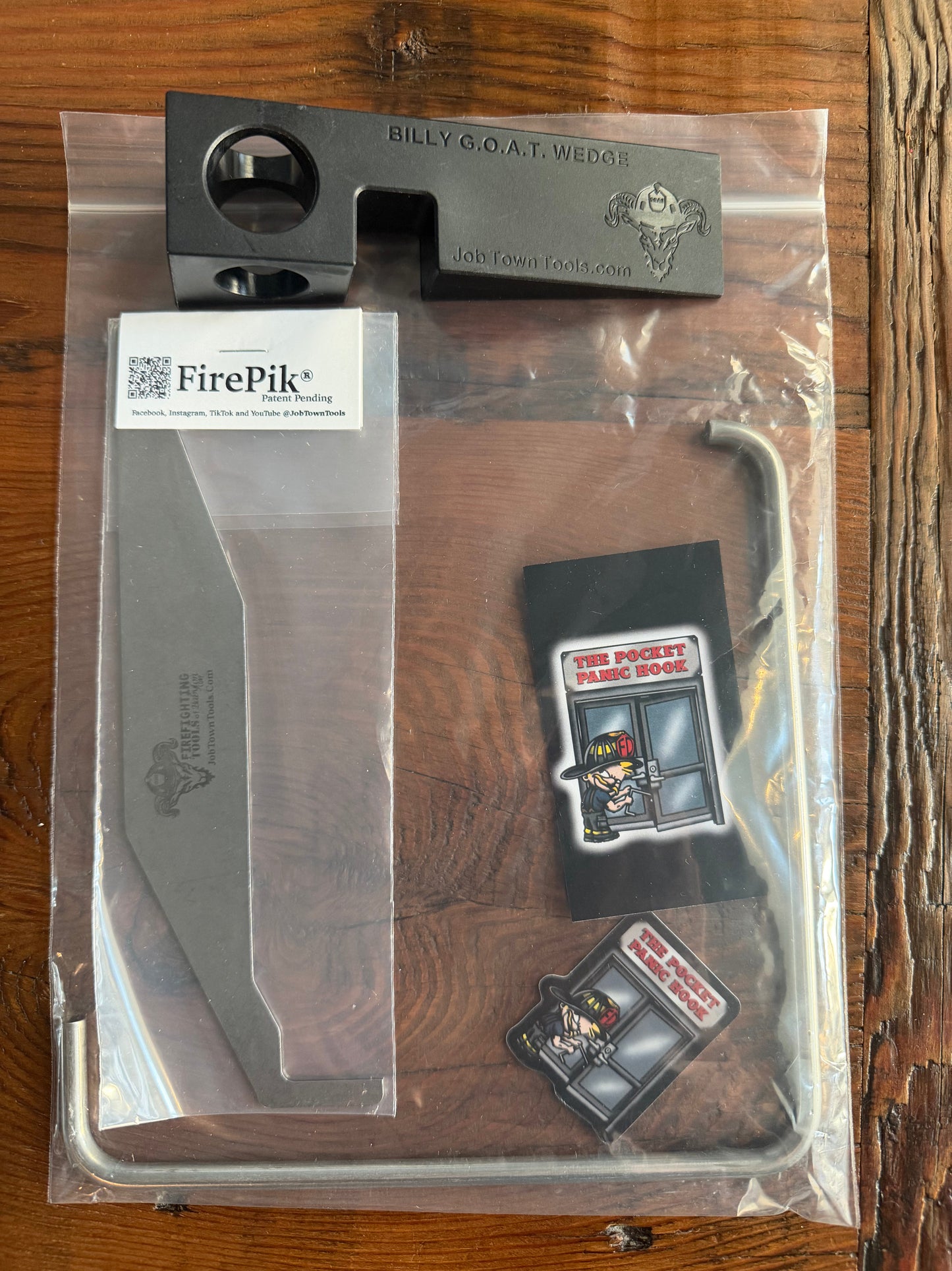 The Original Pocket Panic Hook- NEW - Panic Hook BUNDLE-FirePik and Onyx FiberPro