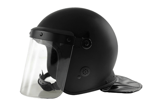 SAH001 Riot Control Helmet - black-1
