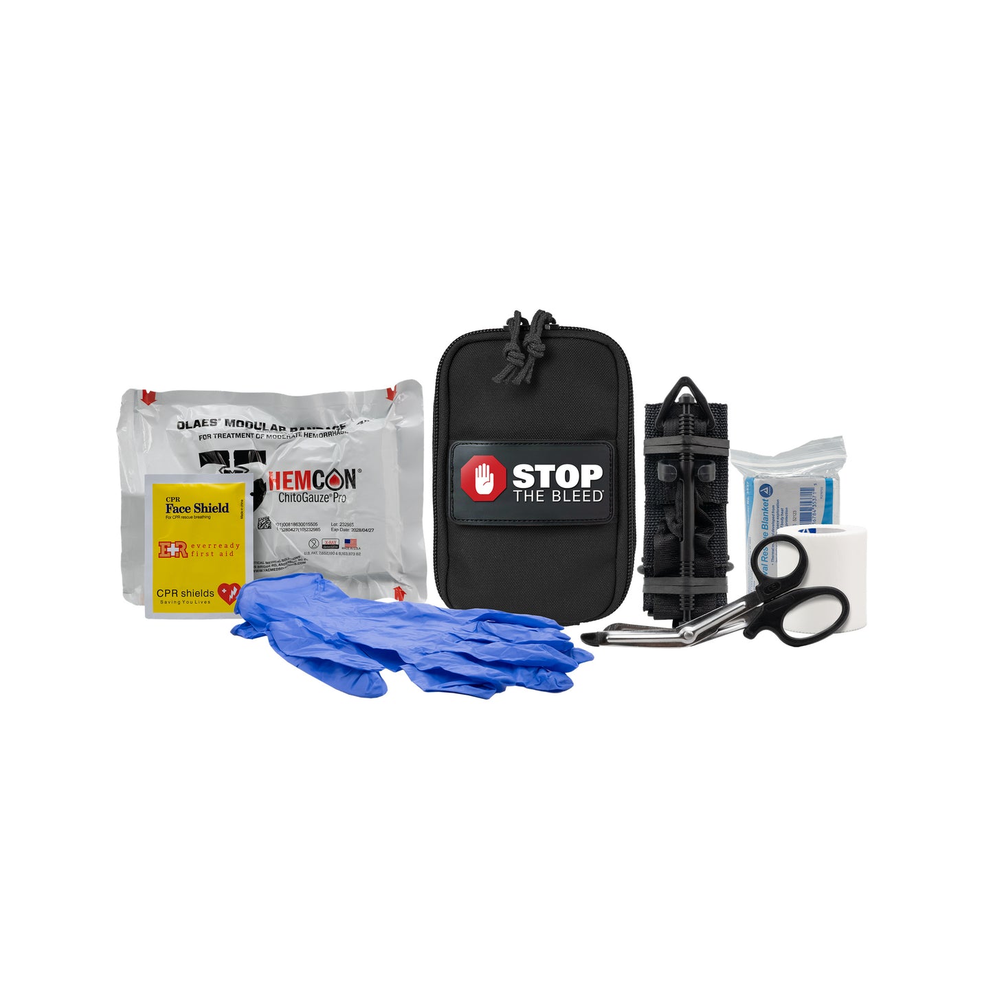 Stop the Bleed® Kits - Red (No MOLLE Backing) - Intermediate
