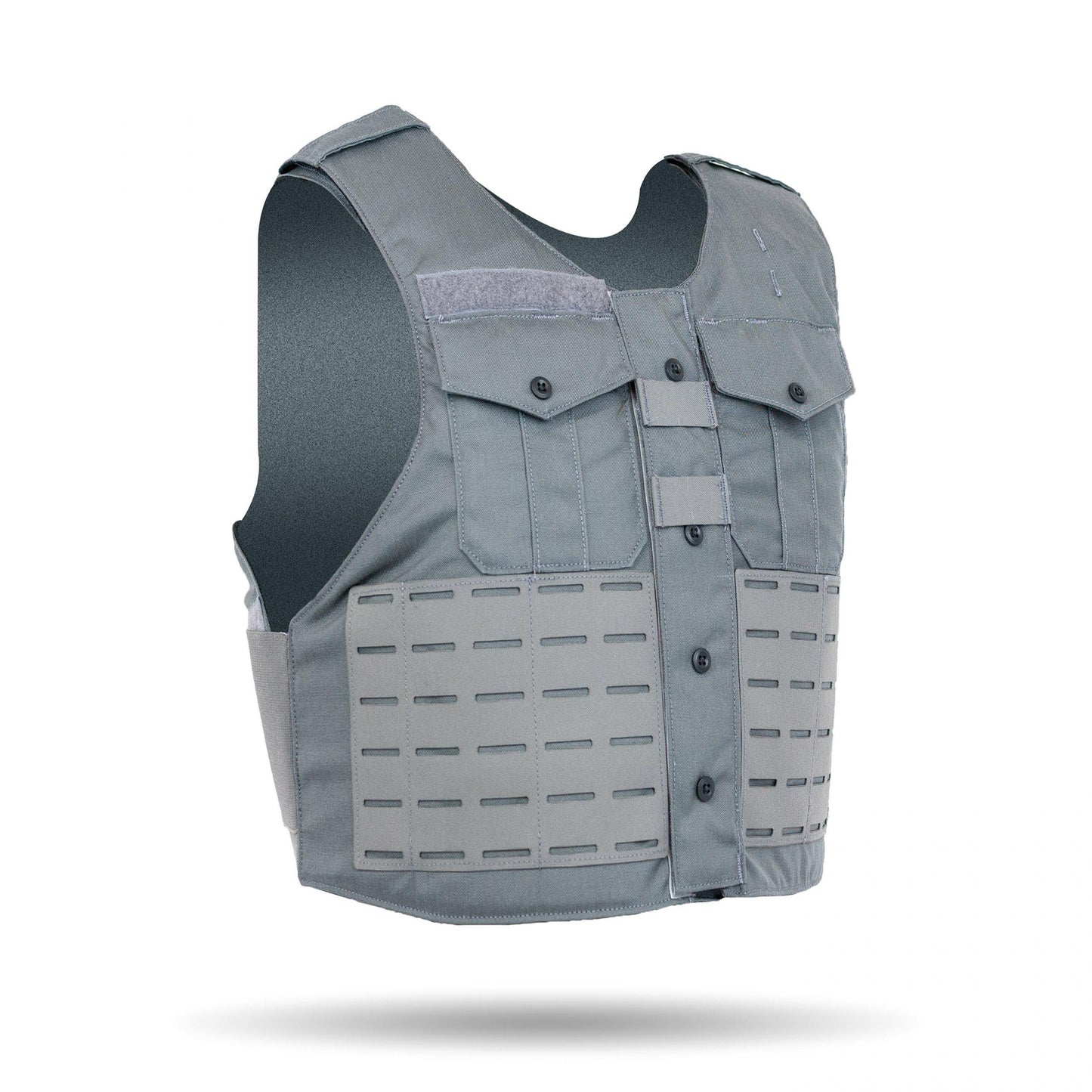 Uniform Shirt Outer Carrier Laser Cut MOLLE - coyote