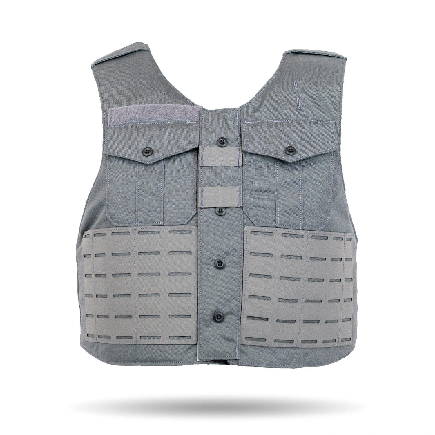 Uniform Shirt Outer Carrier Laser Cut MOLLE - black-1