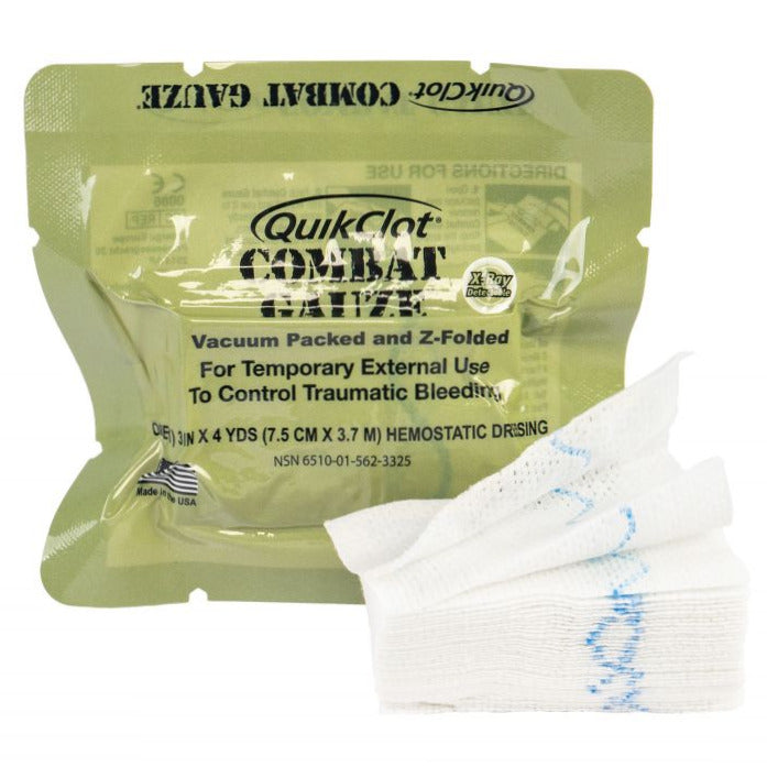 Combat Gauze Z-fold Hemostatic image 0