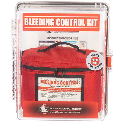 Public Access Bleeding Control Stations - 5-Pack Vacuum Sealed image 3