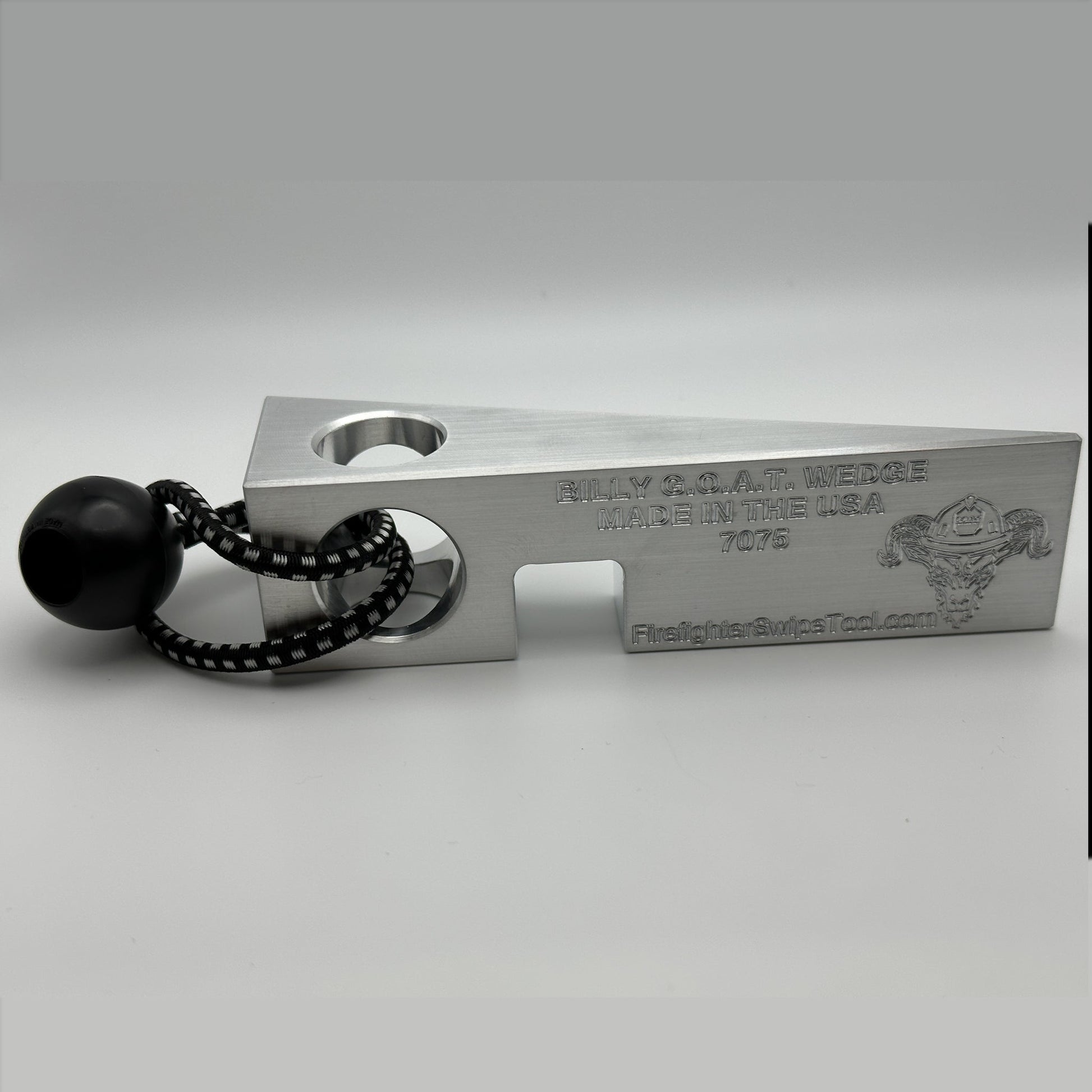 The Billy G.O.A.T. Wedge 7075 -Firefighter Entry Wedge - 7075 Wedge w/ Bungee and Canvas Pouch